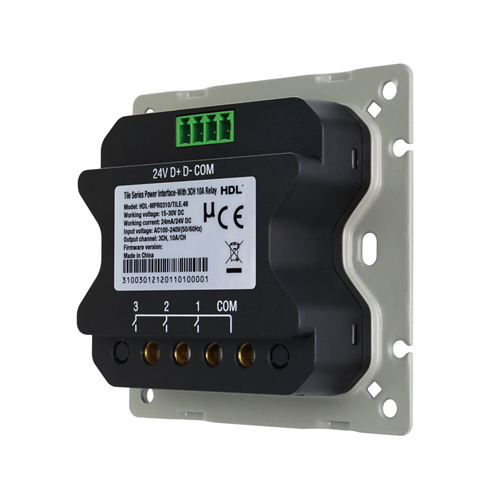 Tile Series Power Interface-With 3CH 10A Relay